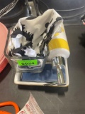 soap dispenser; soap bar dish; misc