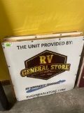 Signs w/wood framing w/latches