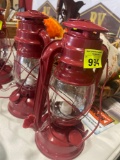 2 hurricane lantern hummingbird feeders