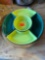 Decorative chip and dip bowl