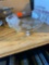 Glass etched bowl