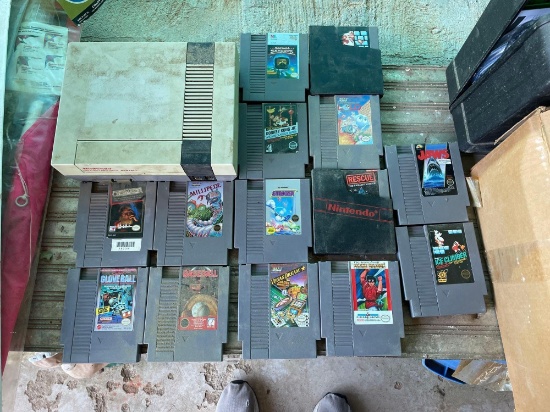 Nintendo with games