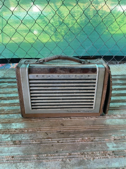 Vintage RCA Victor transistor seven portable radio from the 1950s
