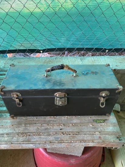 Toolbox with sewing items