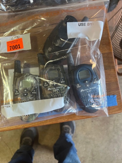 4 Midland walkie talkies