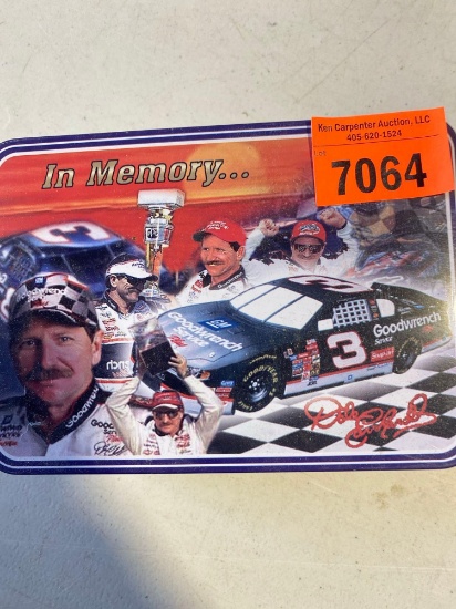 Dale Earnhardt # 03 tin - Empty