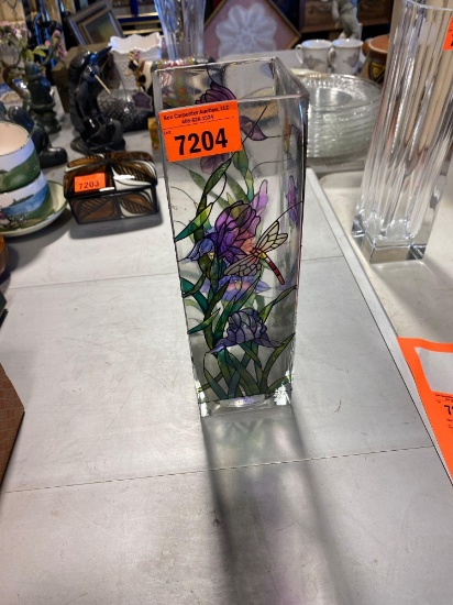Hand painted vase