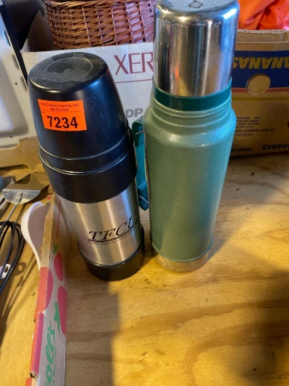 Two thermoses