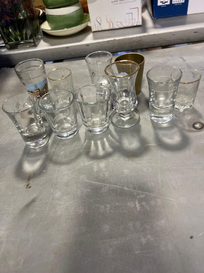 Collectible shot glasses