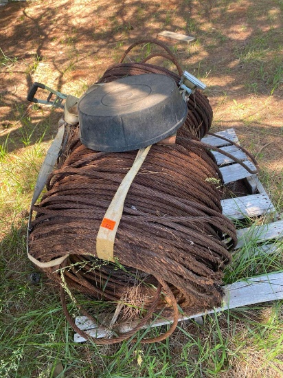 Pile of cable Buyer must bring help to load