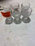 Crystal shot glasses