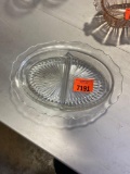 Vintage decorative split serving dish