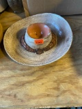 Chip and dip bowl shaped like a cowboy hat Chip noted in picture