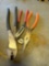 Needle nose pliers, Jaw pliers, wire cutters