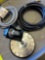 Tile saw blade, air hose, supply line, disconnect switch