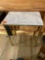 Side table with marble top