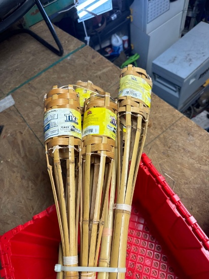Tiki torches PICK UP IS ON DAY 2 ONLY