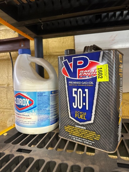 VP 2 cycle fuel and bleach