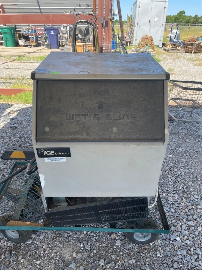 Ice machine cart not included must bring help to load