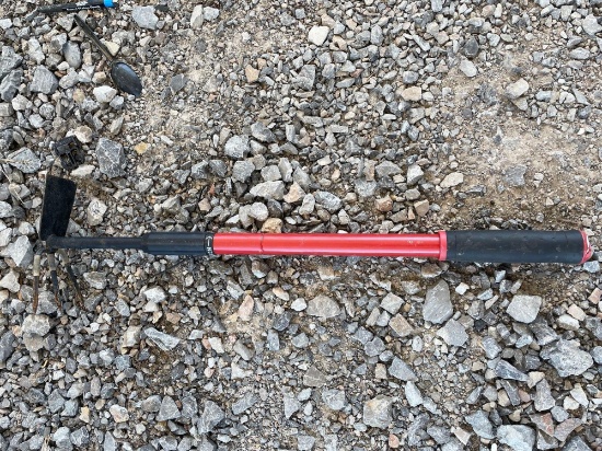 Extendable handle hoe/cultivator