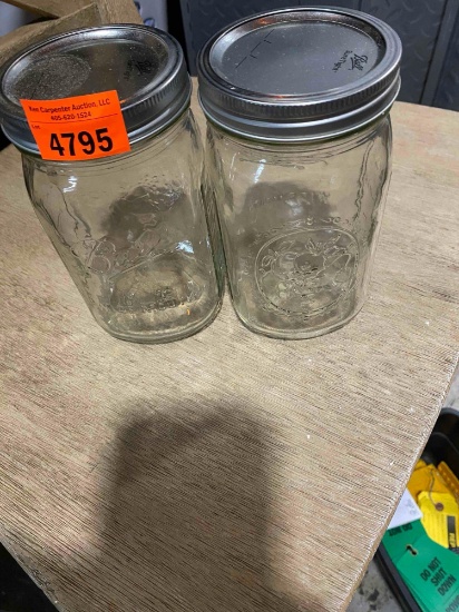 Mason jars size in photos