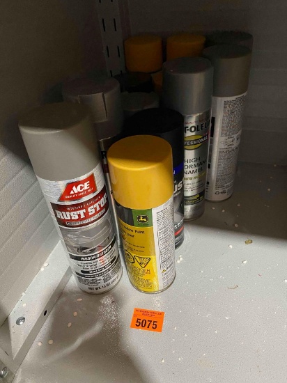 Spray paint, yellow primer