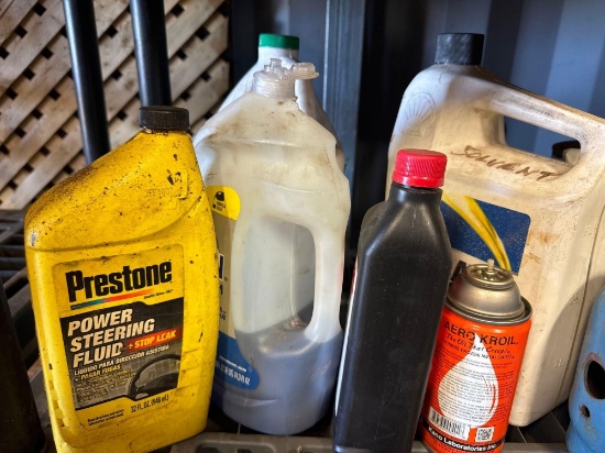 Power steering fluid, dawn soap and more