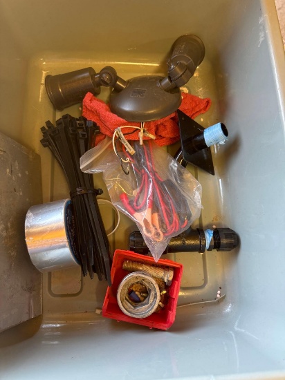 First aide kit, zip ties and more