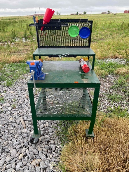 Rolling cart vice not included