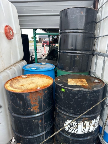 55 gallon drums 5 times the money Buyer must bring help to load
