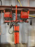 Dual head tripod portable work light