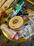 Speaker wire, coil cleaner and hardware items