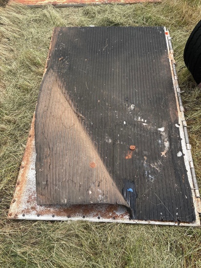 4 ft x 78 in wide aluminum ramp for horse trailer
