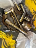 3/8 and 1/2 and 3/4 sockets and ratchets