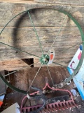 24 in wagon wheel rake head and boot puller
