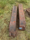 Pair of trailer fenders rough
