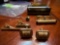 5 Tie bars, Tie tack, cuff links