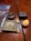 Cotton belt buckle, stone egg, compact, little box