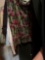matching set and silk shirt