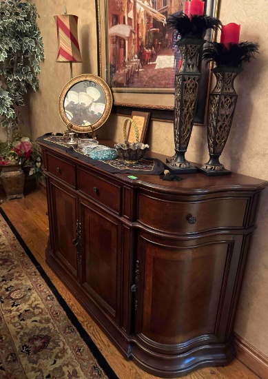 buffet only Items not inlcuded 70 x 19 inches, 40 inches height please bring help to move
