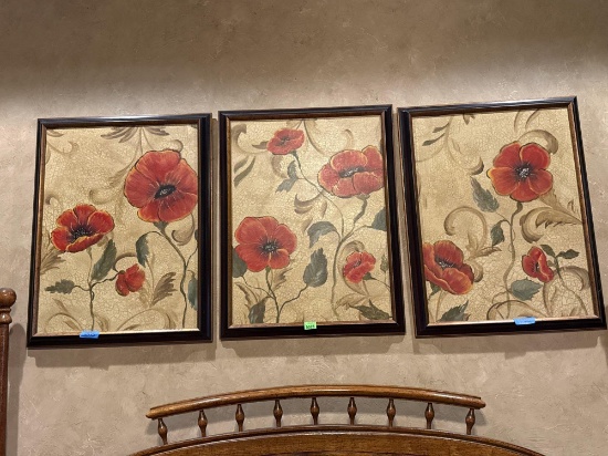 3 Matching Hanging picture frames