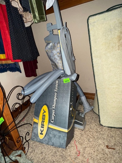 Vacuum and carpet shampooer