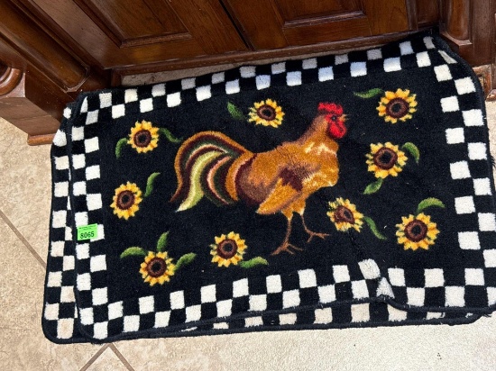 chicken rug