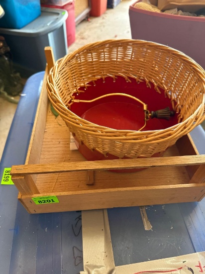 Lamp cover and tray