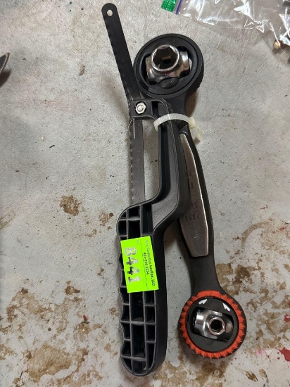 Decker wrench and little saw