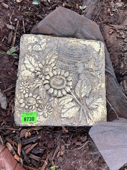 Outdoor Sunflower stepping stone