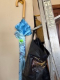 umbrella and bag,