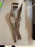 Vise grip welding clamp locking pliers