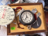 wall clock, and thermostat