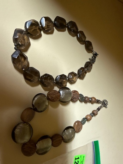 2 bead necklaces